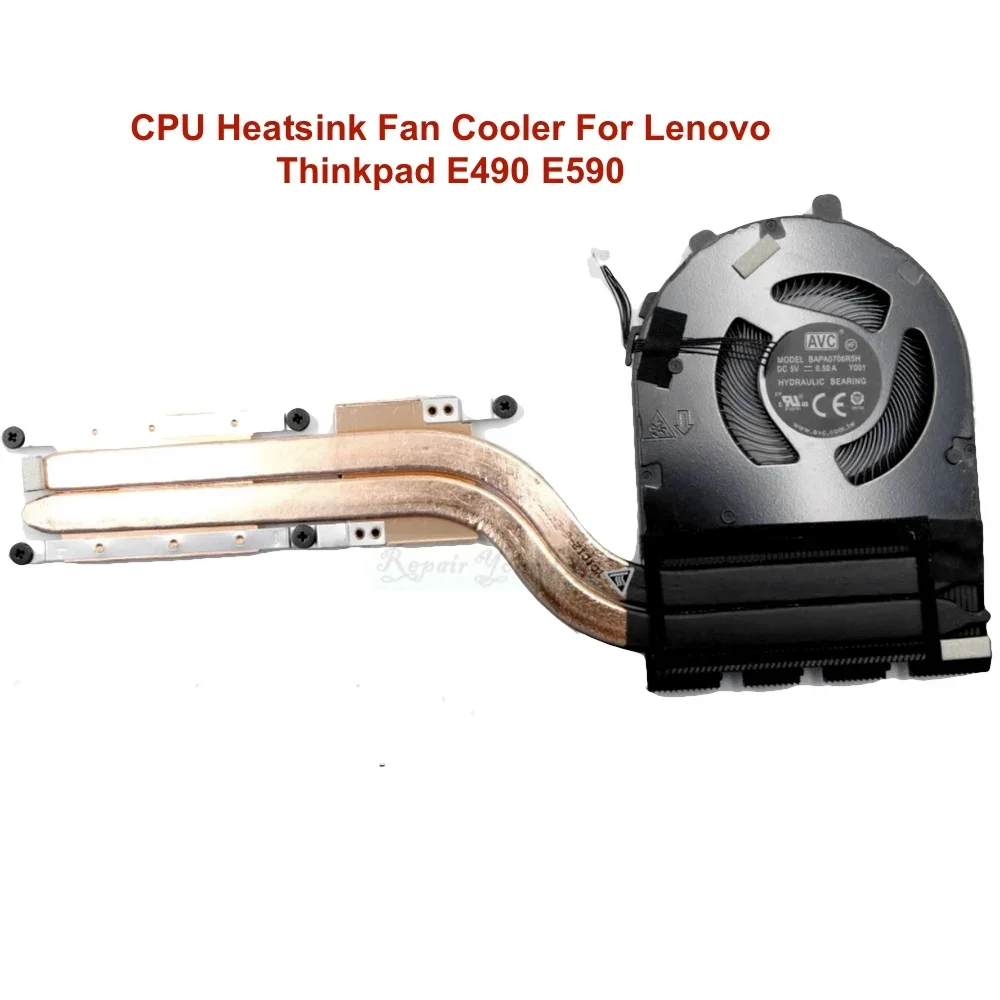 Disipador de calor de CPU 02DL822, ventilador para Lenovo Thinkpad E490 E590, radiador para ordenador portátil 02DL823 02DL824 02DL825 02DL826 EG50040S1-CF20-S9A - imagen 2