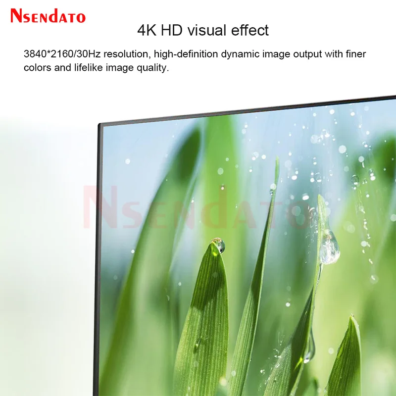 Extensor KVM 4K HDMI, 50M, Ethernet Cat5e/6, RJ45, con bucle para ratón y teclado, Control remoto, TV y PC - imagen 2