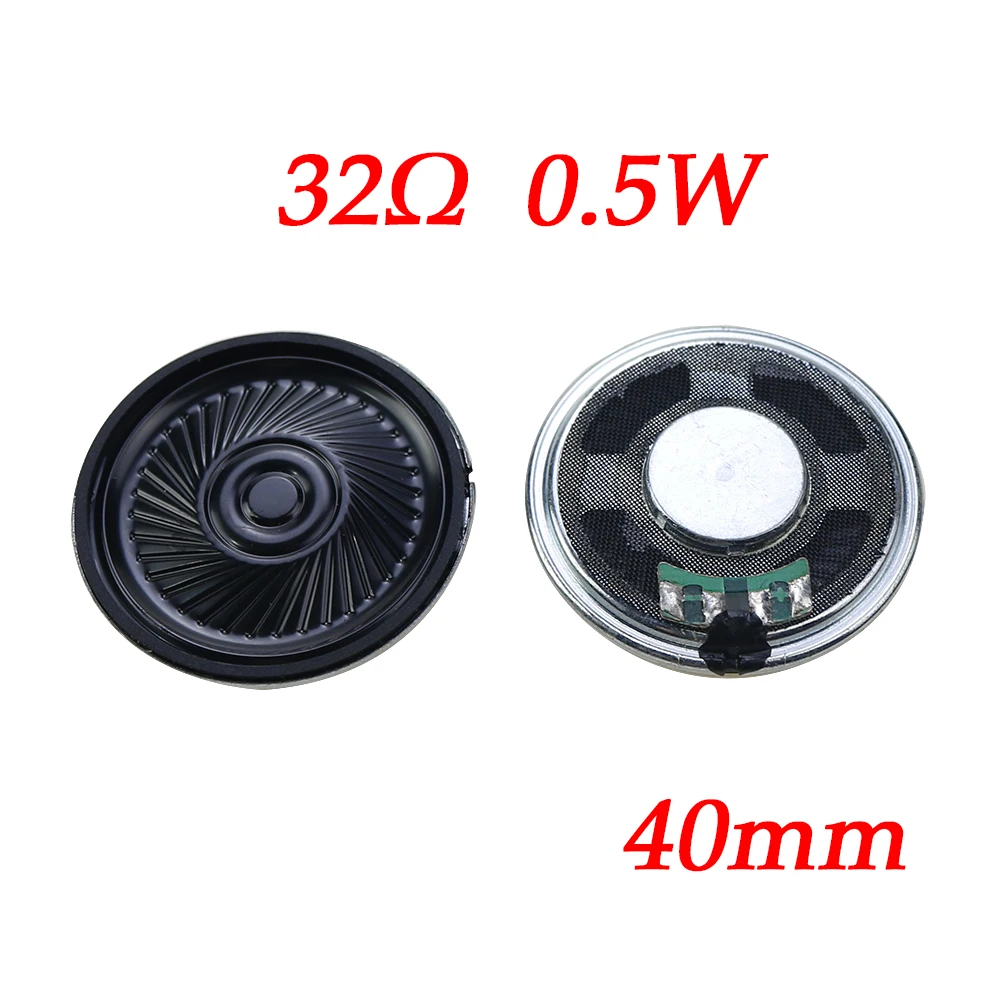 Minialtavoz Ultra fino, 2 piezas, 32ohm, 0,5 W, 0,5 W, 32R, diámetro 28MM, 36MM, 40MM, 2,8 CM, 3,6 CM, 4CM, zumbador Suona - imagen 5