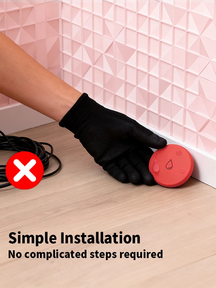 Zigbee-Detector de fugas de agua profesional, protección impermeable IP65, Tuya Zigbee, Sensor inteligente de fugas de inundación, aplicación remota, sonda de Metal - imagen 5