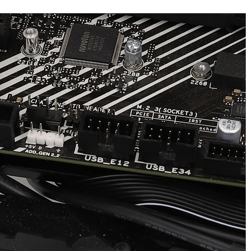 Cable de extensión USB 2,0 para placa base de ordenador, 15cm, 9 pines, 1 hembra a 2 machos, divisor Y, Cable de extensión de Audio HD para PC - imagen 3