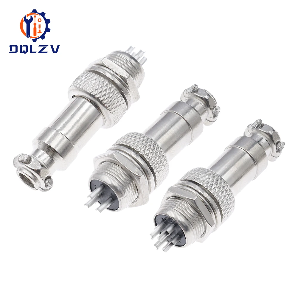 Conector de aviación GX12 2P 3P 4P 5P 6P 7P bloque de terminales fijo tipo acoplamiento móvil conector de Cable eléctrico hembra y macho - imagen 5