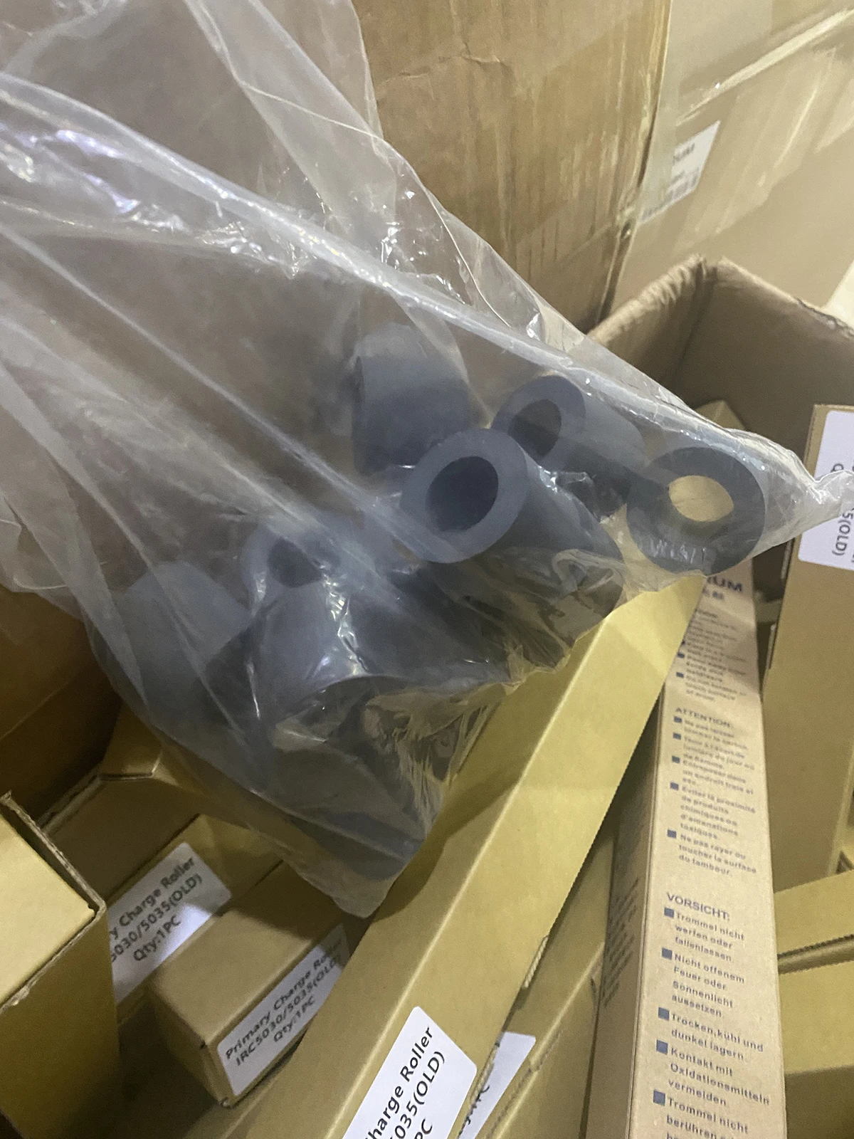 5 uds larga vida útil 10 Uds neumático de rodillo de alimentación de recogida 93L-11701 para uso en Duplo DFC-12,DFC-10,DC-10