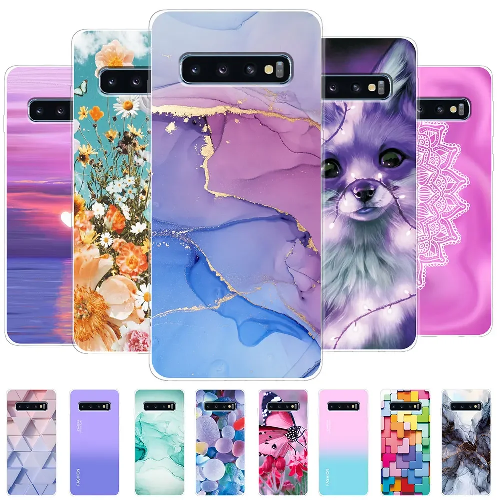 Funda de silicona suave para Samsung Galaxy S10 5G, carcasa transparente para teléfono móvil Samsung S10 Lite S10E S 10