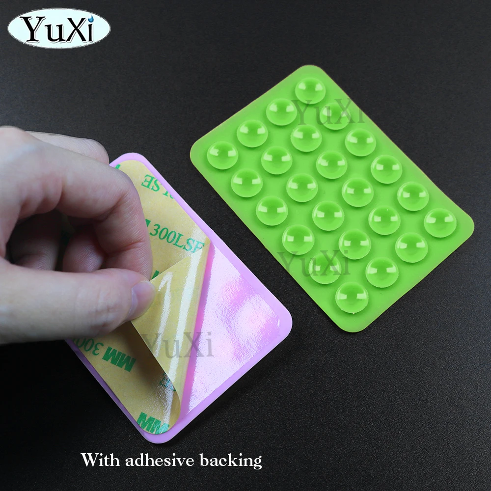 Funda de silicona con ventosa para teléfono, soporte desmontable, almohadilla con ventosa de goma para Selfies y vídeos, almohadilla fija, 2 uds. - imagen 4