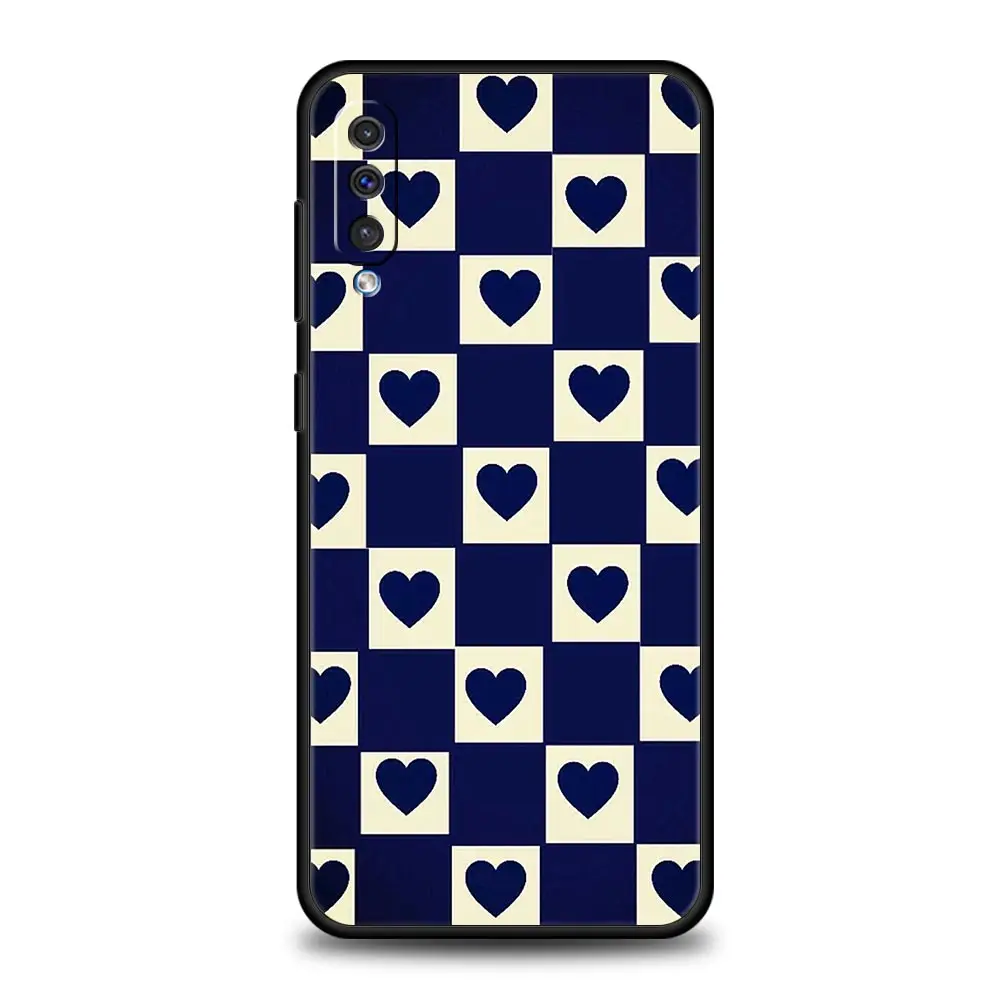 Funda de tablero de ajedrez para Samsung A56 A36 A26 A54 A52 A24 A14 A50 A72 A70 A06 A12 A22 A34 A42 A32 A04s A16 5G - imagen 5