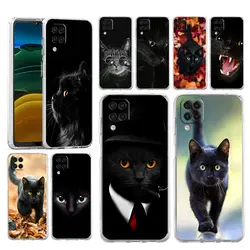 Funda Transparente Samsung Galaxy A13-A53 5G Diseño Ojo de Gato