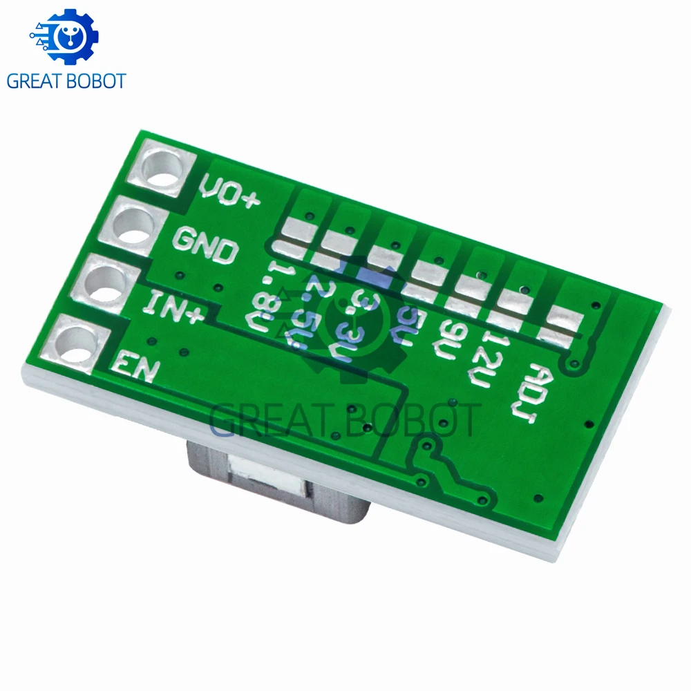 Convertidor reductor de voltaje CC-CC: entrada de 12 - 24 V a salida de 5 V 3 A, voltaje ajustable (1,8 V, 2,5 V, 3,3 V, 5 V, 9 V, 12 V) con 97,5% - imagen 5