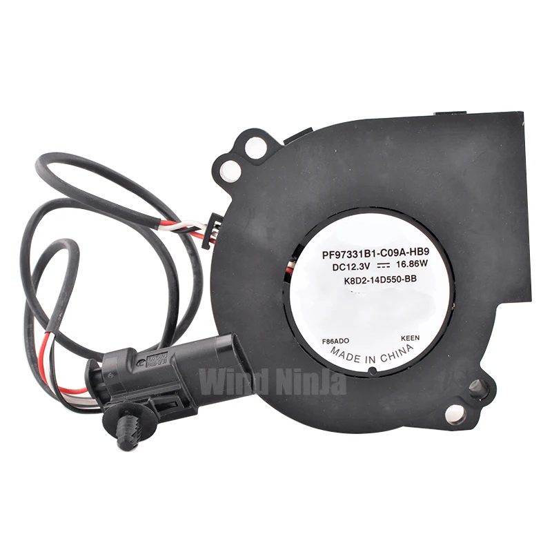 Soplador centrífugo PF97331B1-C09A-HB9 K8D2-14D550-BB DC12.3V 16,86 W para válvula solenoide Range Rover pieza automotriz - imagen 2