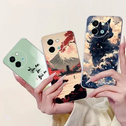 Funda silicona Vivo Y38 5G/Y58 – Pintada moda, suave antigolpes