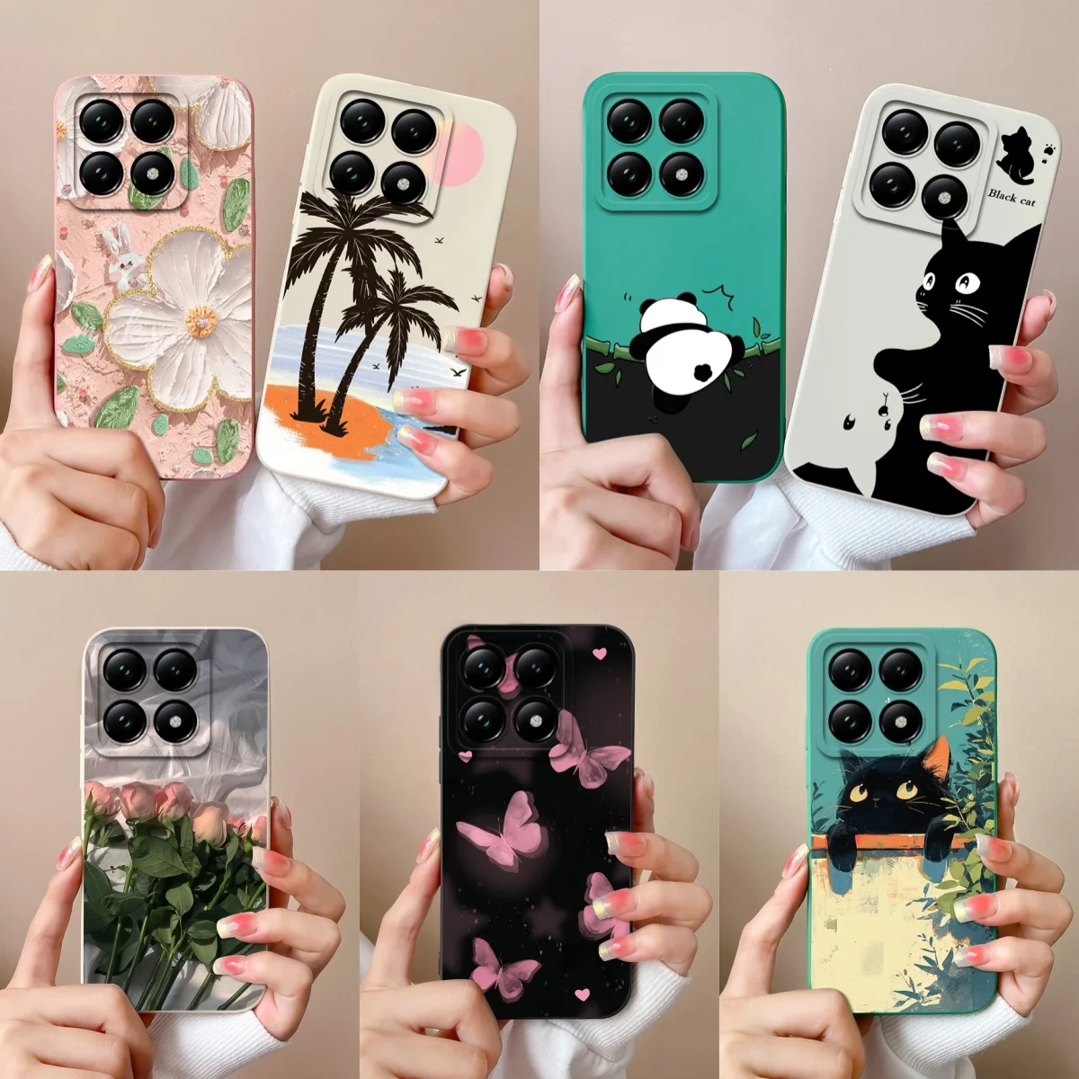 Nuevo diseño de funda para Xiaomi 14T Pro, funda trasera de protección completa, silicona líquida suave y lisa, carcasa de teléfono de alta calidad, parachoques bonito