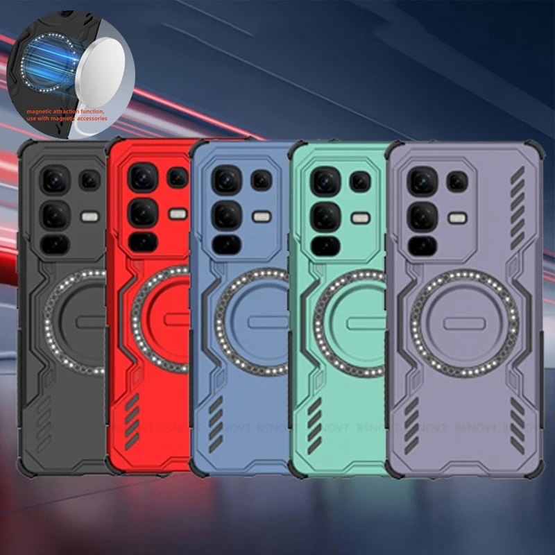 Para funda Infinix Note 50S funda Infinix Note 50S Capas a prueba de golpes trasera atracción magnética Adsorción Fundas Infinix Note 50S