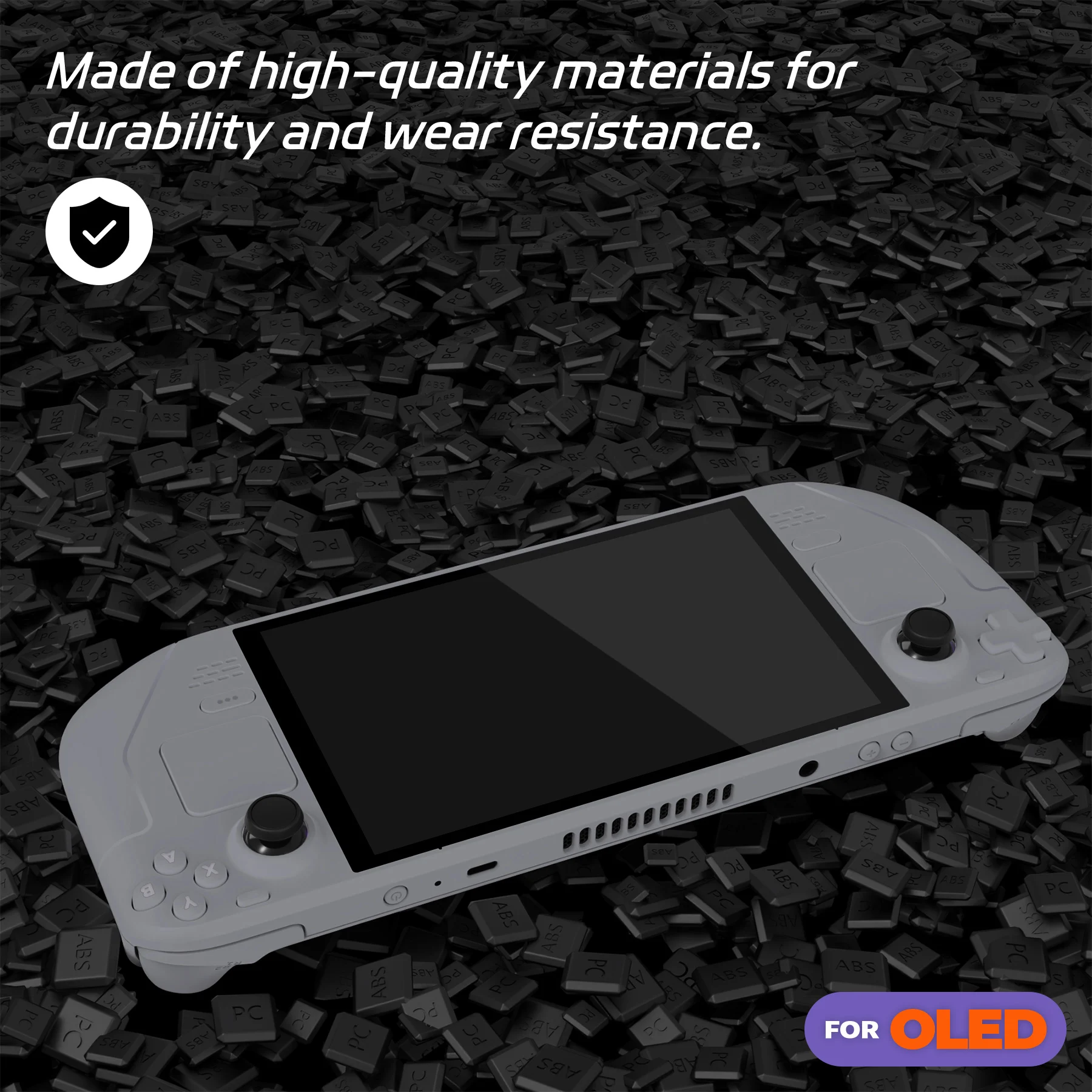 eXtremeRate Juego completo de botones DIY para Steam Deck OLED - New Hope Grey - imagen 4