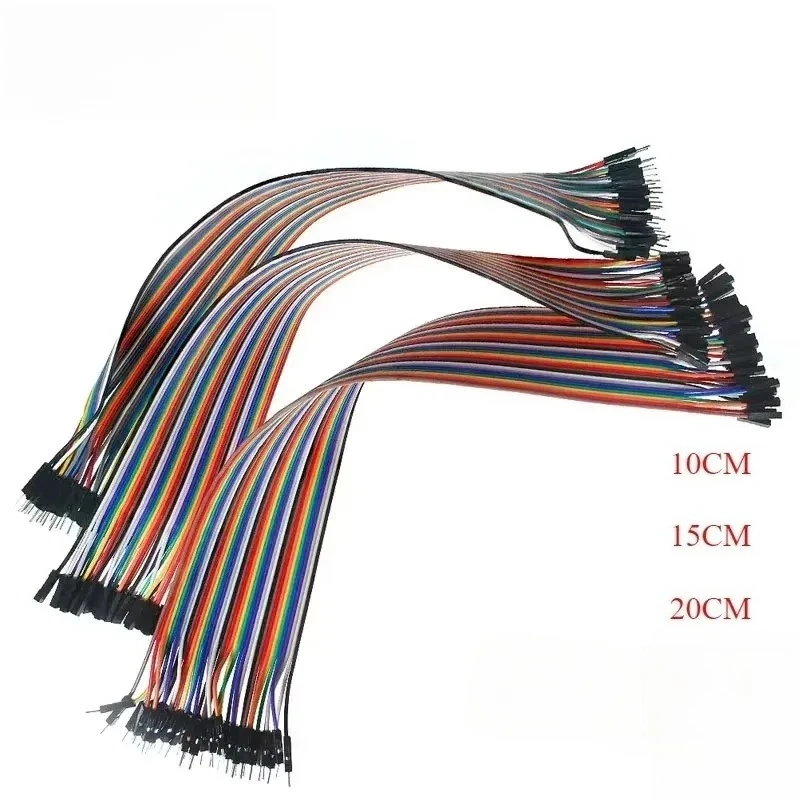 10cm/ 15cm/ 20cm 40Pin línea Dupont macho a macho hembra a macho hembra a hembra Cable de puente Cable Dupont para Arduino Kit DIY - imagen 3