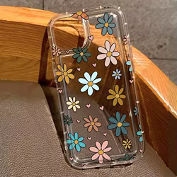 Funda TPU Transparente Samsung Galaxy S25/S24/S23 – Floral y Corazones