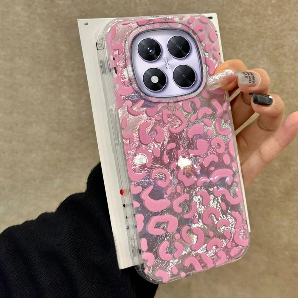 Funda de teléfono con estampado de leopardo rosa Vintage para Xiaomi Redmi Note 14 13 12 11 11S 10 10S 9 8 Pro 9C 13C 14C A3 A4 A3X 9C A1 A2 - imagen 3