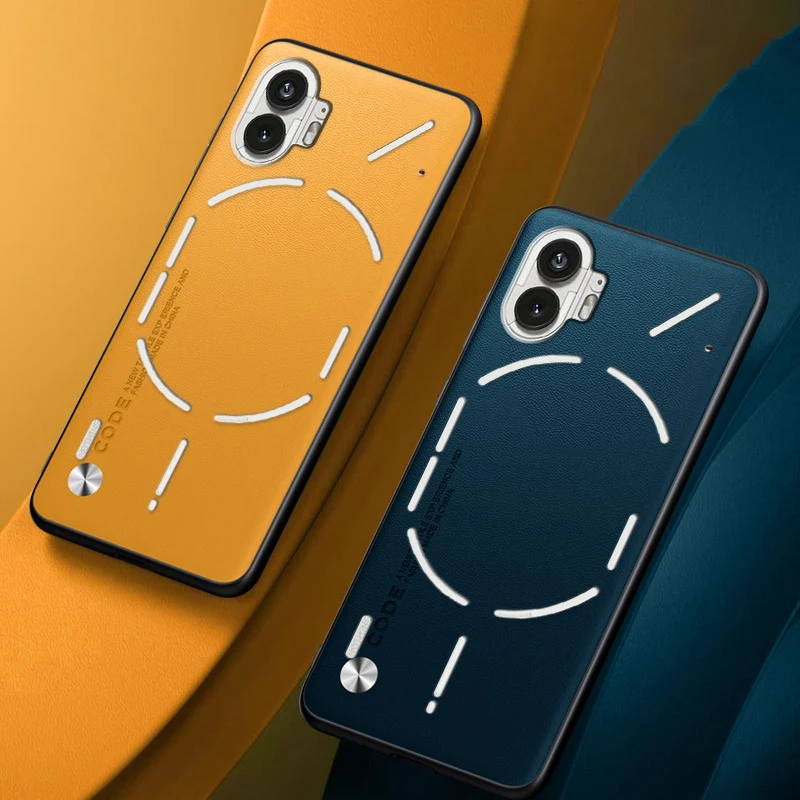 Funda de cuero PU de lujo para nada teléfono 1 contraportada de silicona mate a prueba de golpes funda de teléfono de protección completa para nada Phone1 - imagen 3