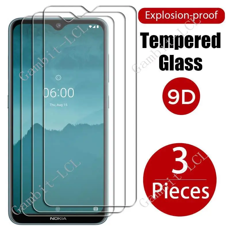 Vidrio templado para Nokia, 7,2, 6,2, 6,3 ", Nokia7.2, Nokia6.2, TA-1200, TA-1198, TA-1178, TA-1196, película protectora de pantalla, 3 uds.