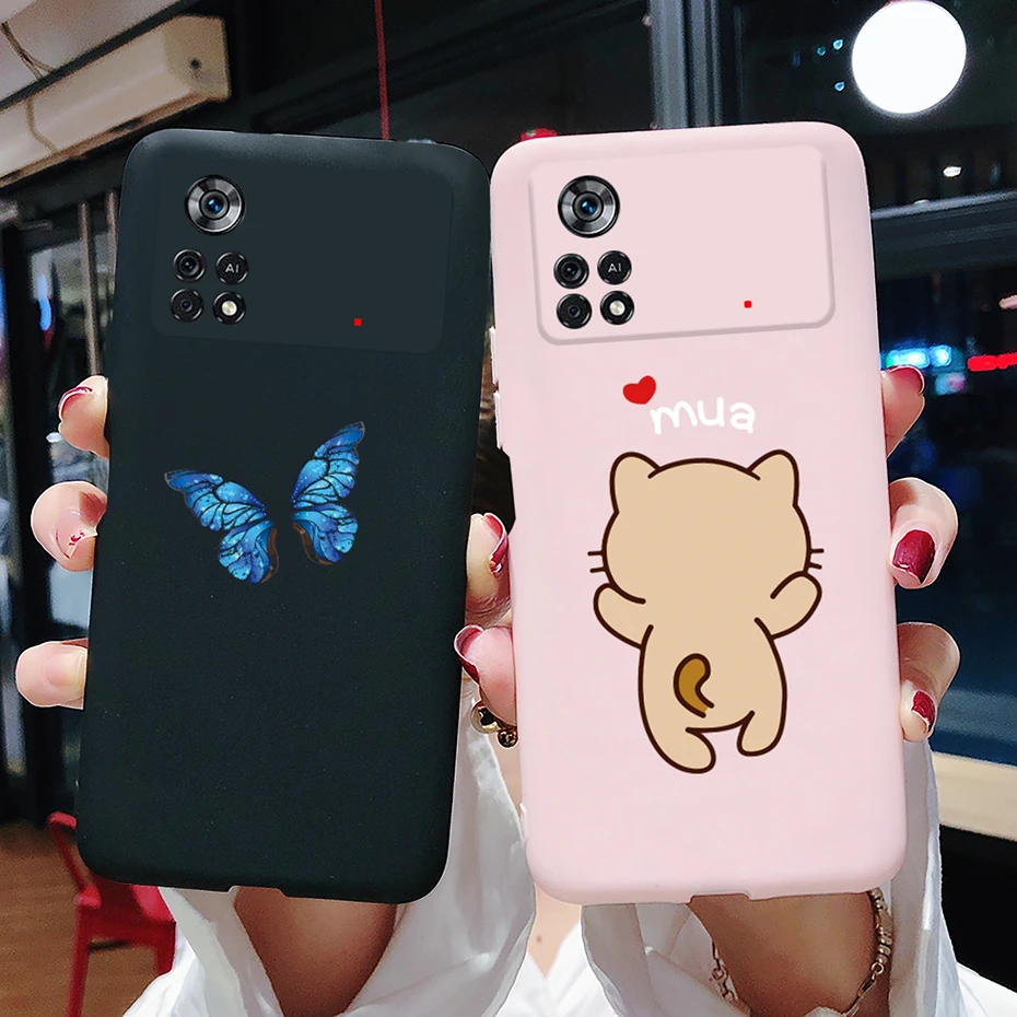 Para Xiaomi Poco X4 Pro 5G Funda bonita de dibujos animados Funda trasera de silicona suave para teléfono Xiaomi Poco X4 X 4 PocoX4 Pro X4Pro 5G Funda - imagen 4