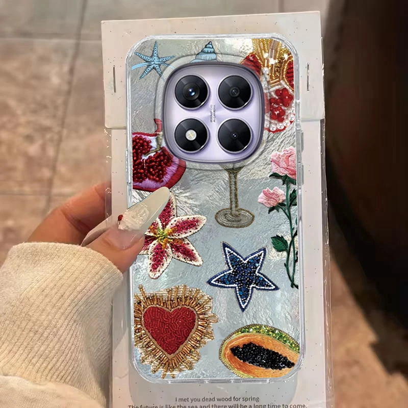 Para Redmi Note 14 13 12 11 8 9 Pro Max Plus 14S 11S 10S 9S 14C 13 9C A3 10 4G 5G Ocean Elements Sea Star carcasa de teléfono