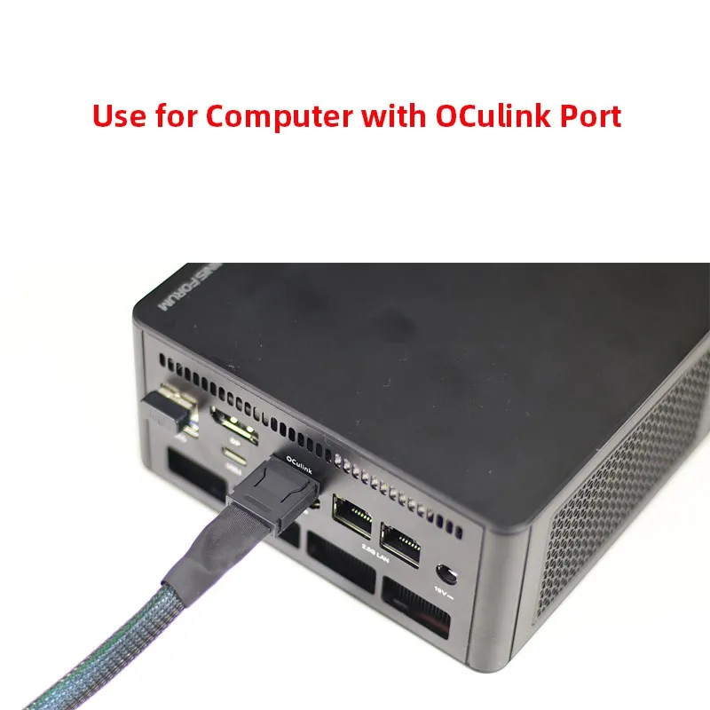 EXP GDC OCuLink-Adaptador de tarjeta gráfica externa M.2 Mkey a OCuLink, base de GPU de alta velocidad, PCIe 4,0x4, Mini PC, portátil - imagen 3
