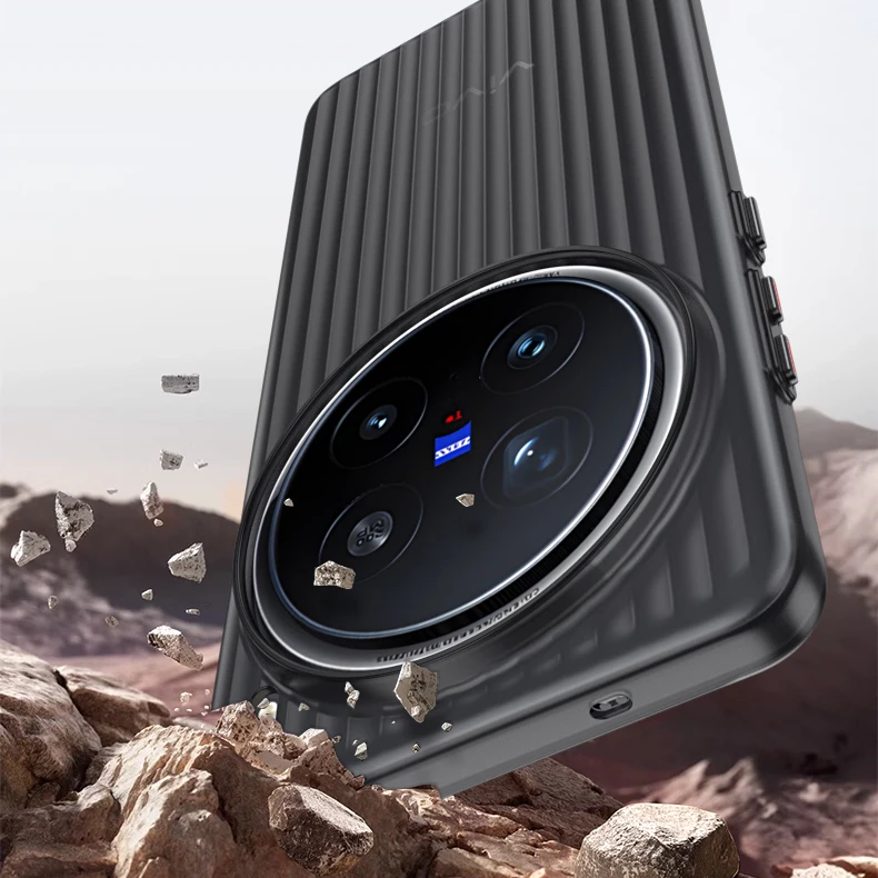 Para VIVO X200 Pro Hard PC mate transparente antideslizante funda protectora trasera para VIVO X200 X200Pro cubierta completa carcasa de teléfono - imagen 3