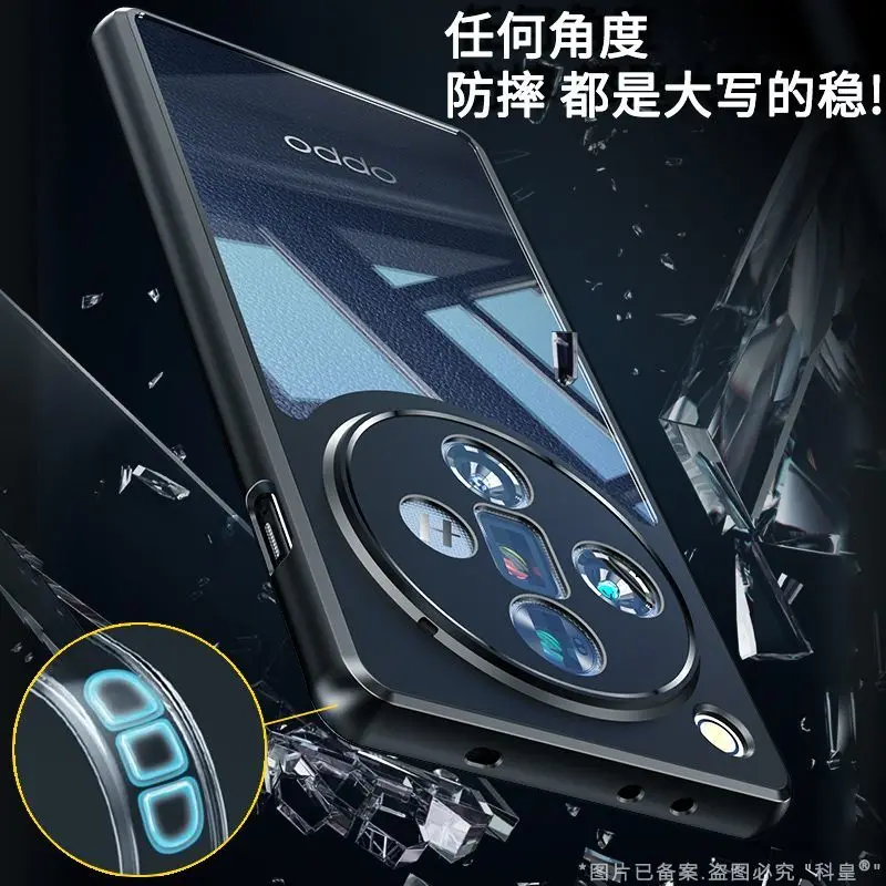 Funda para OPPO Find X8 Pro X 8 X7 Ultra, Funda transparente esmerilada acrílica de lujo para Find X8, Funda de parachoques a prueba de golpes - imagen 5