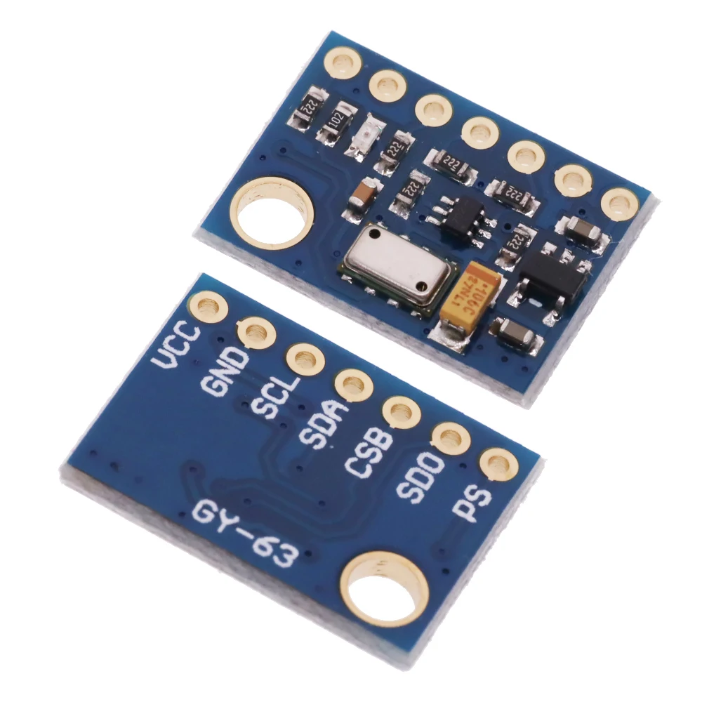 Módulo de Sensor de presión atmosférica MS5611-01BA03 GY63 MS5611, placa electrónica DIY, IIC SPI, 24 bits, AD PCB para Arduino - imagen 5