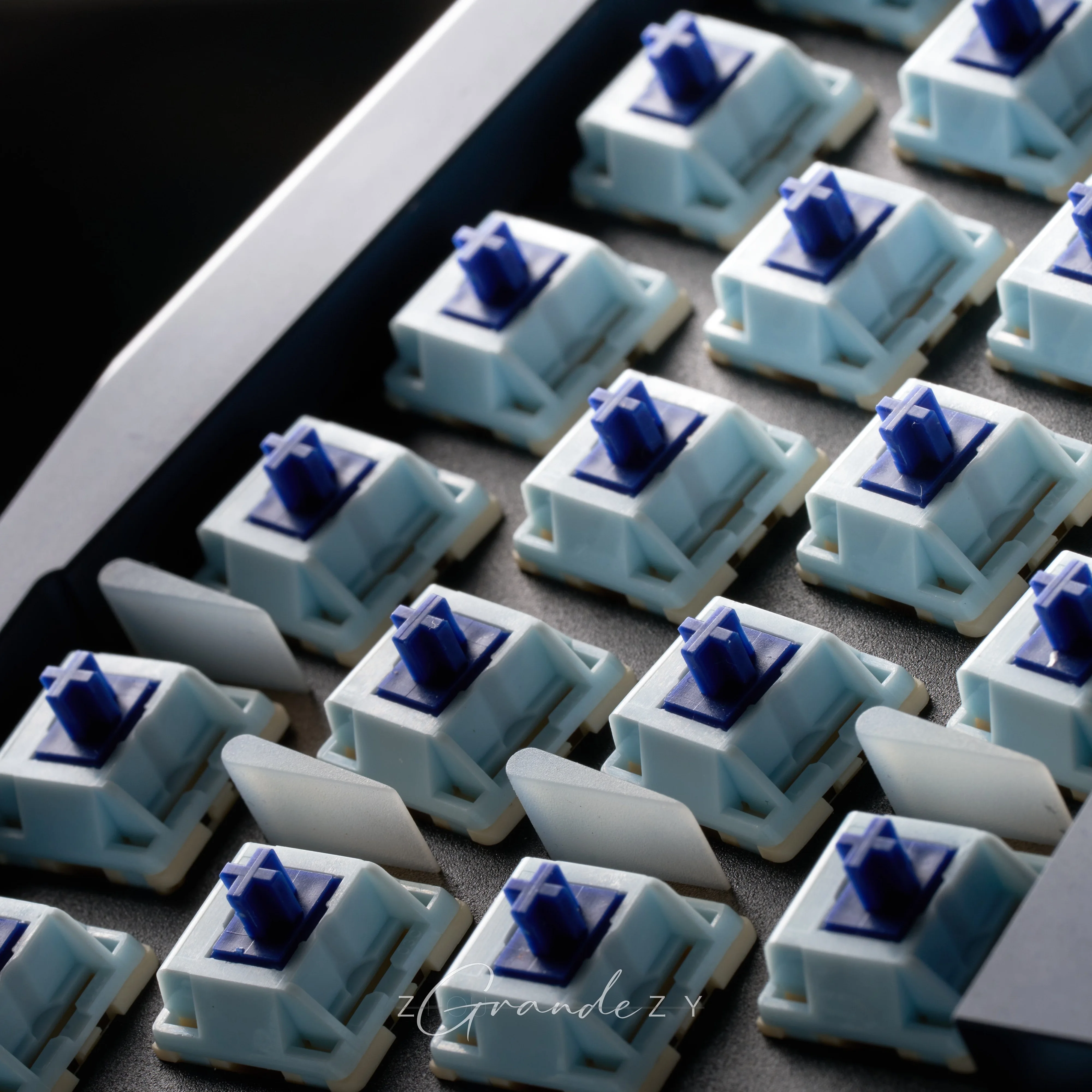 Sogurt Switch-interruptor lineal de gatillo lubricado de fábrica, 37g/42g, llave de personalización de vida × interruptor de teclado mecánico Milkyway - imagen 5