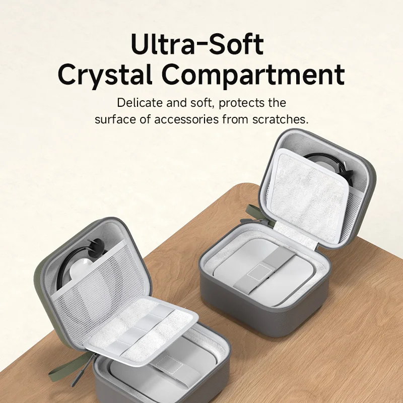 Hagibis-funda de viaje organizadora electrónica para Mac mini M4/M4 Pro, Estuche de transporte portátil, carcasa dura a prueba de golpes para cargador de ratón - imagen 5