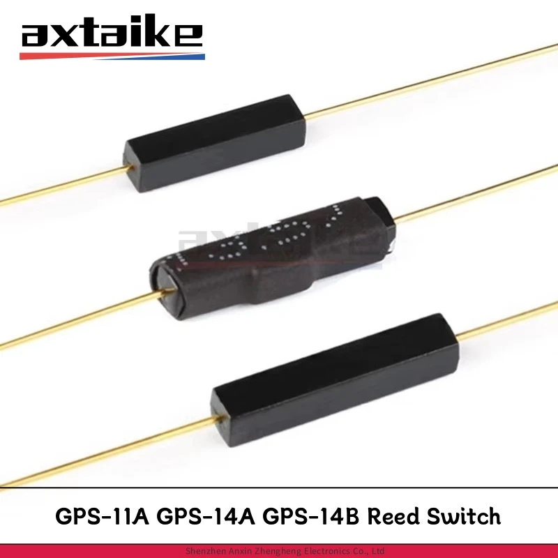 10 Uds GPS-11A GPS-14A GPS-14B interruptor de láminas tipo plástico normalmente abierto interruptor magnético de cierre Normal antivibración