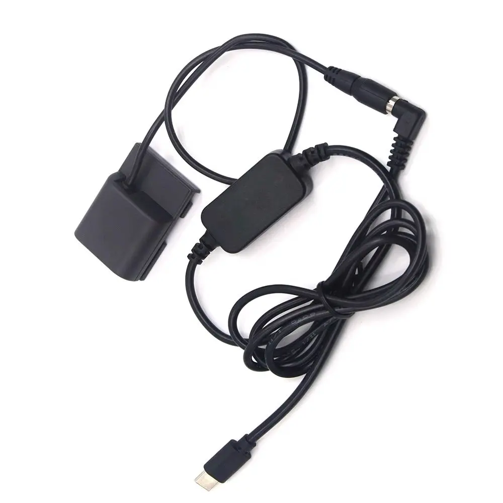 Cable de alimentación USB C NB-2L batería simulada de NB-2LH, acoplador de CC DR-20 para Canon S40, S60, S70, S80, S50, G7, G9, EOS, 350D, 400D, Rebel, XT, XTi - imagen 4