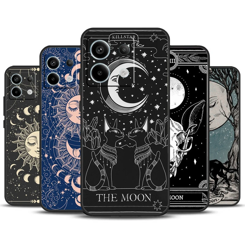 Witches Moon Tarot Phone Case para Redmi Note 12 13 Pro Plus 9 10 11 Pro 9S 10S 11S 12S Redmi 10C 12C 13C