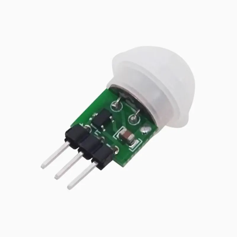 10 Uds Mini IR piroeléctrico infrarrojo PIR Sensor de movimiento humano módulo Detector automático AM312 Sensor DC 2,7 a 12V