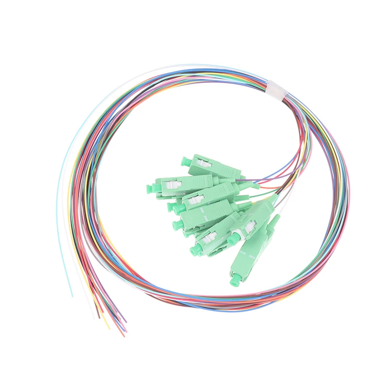 SC UPC/APC 12 mechones conector de puente de fibra Sc puente de fibra trenzada de cabeza cuadrada, Cable de Cable de Monitor de PC, datos de alta velocidad - imagen 3