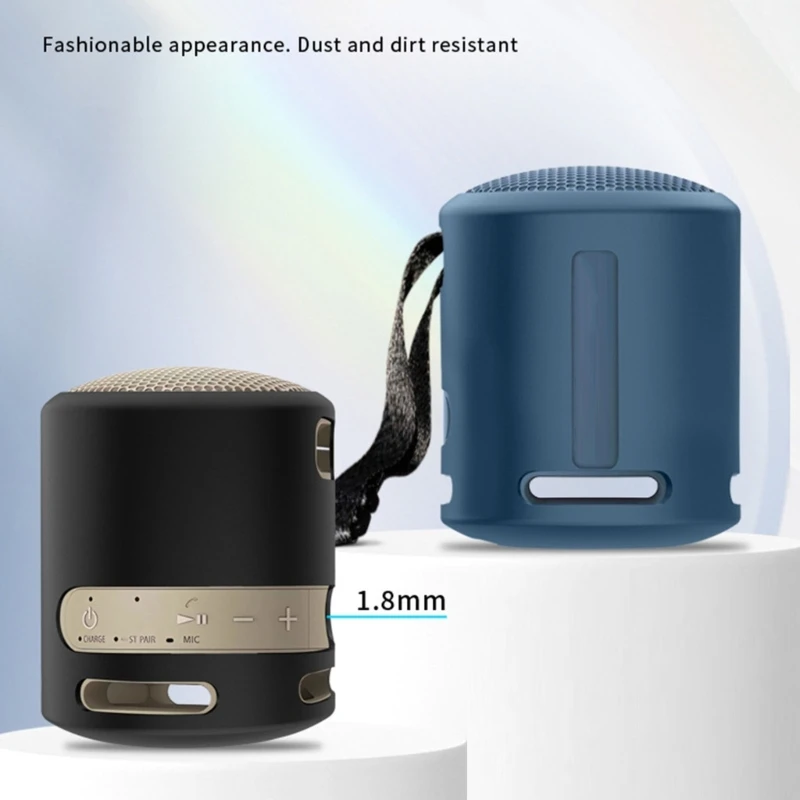 Funda protectora de silicona suave para altavoz Sony SRS-XB100 XB13, funda protectora para altavoz a prueba de polvo y golpes - imagen 3
