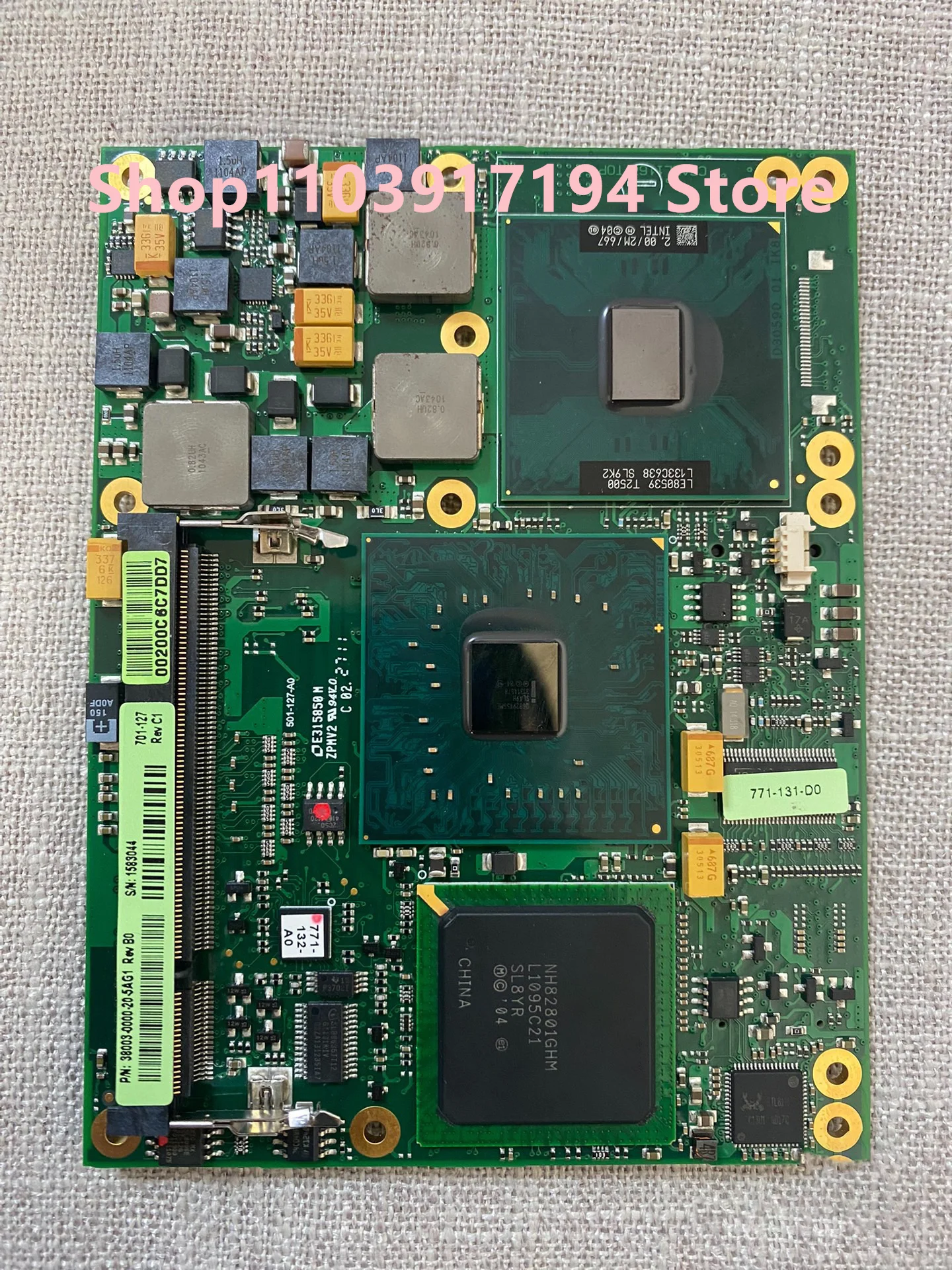 38003-0000-20-5AG1 Placa base de control industrial Placa base de equipo ETX