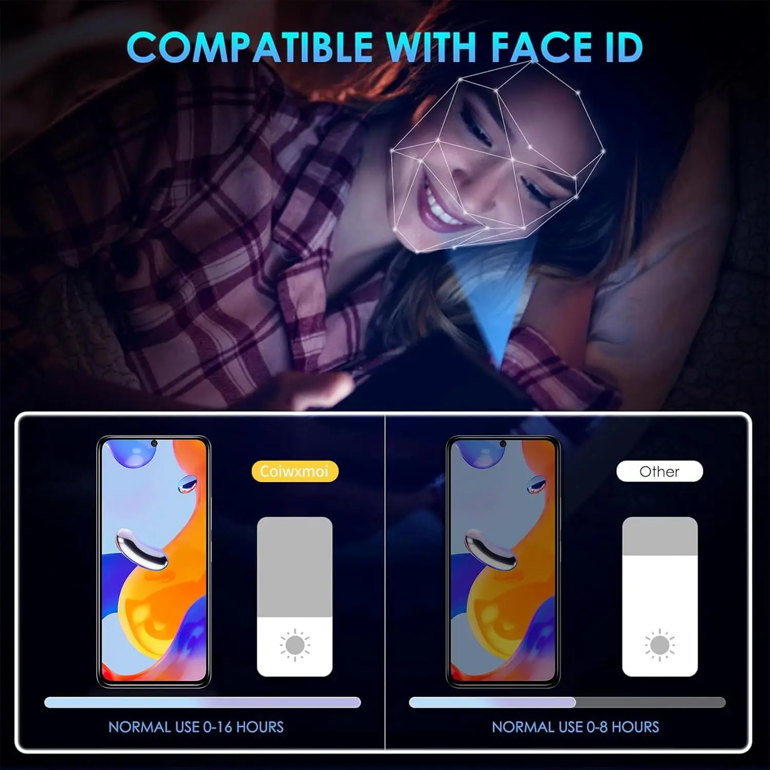 Protector de pantalla de 2 piezas para Xiaomi Redmi Note 11 Pro /11 Pro + 5G Vidrio templado de privacidad - imagen 4