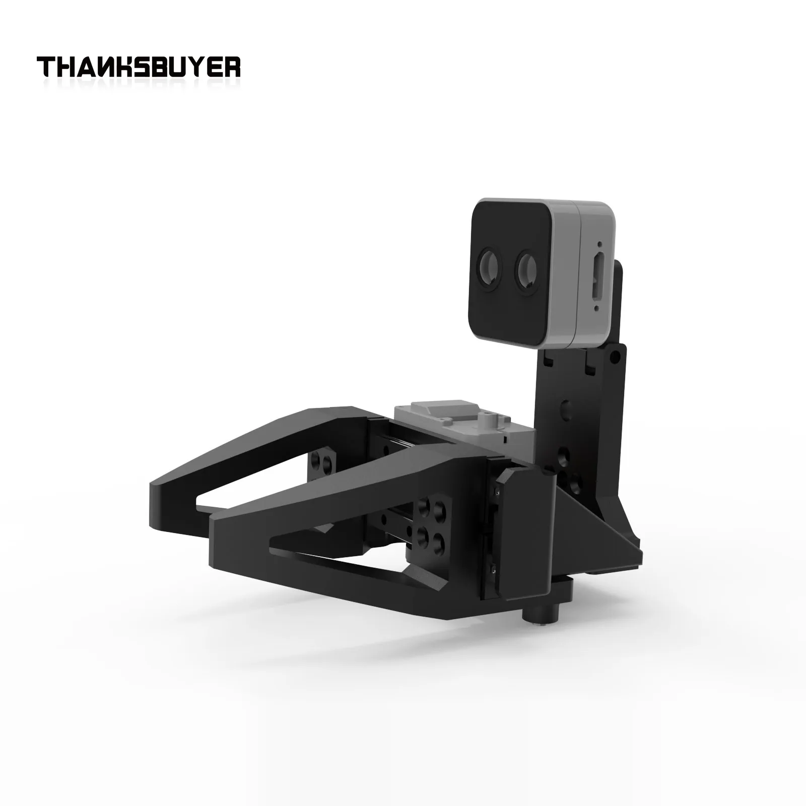 Pinza mecánica de dos dedos paralela, pinza de brazo de robot de 50 mm, 100 mm de carrera, 35 kg · cm, 50 kg · cm para objetos de 2000 g - imagen 4