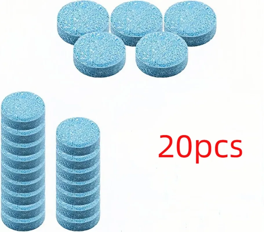 50 Uds. Lavador de parabrisas automático, tabletas efervescentes sólidas para limpieza de coche, tabletas concentradas para lavadora de parabrisas para coche, cocina y viento - imagen 2