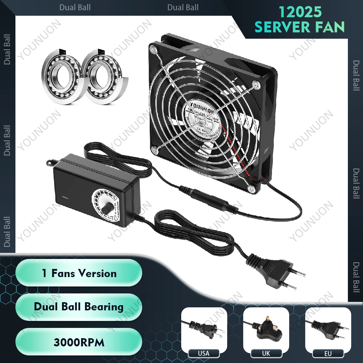 1 Fan Dual Ball