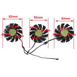 82MM 4PIN T128010SU RX6800XT nuevo ventilador GPU para tarjeta gráfica GIGABYTE Radeon RX6800 6800XT 6900XT GAMING OC