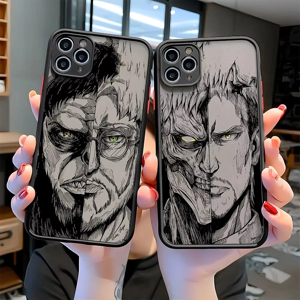 Funda Attack on Titan para Xiaomi Mi 14 13 Ultra 13T 12 Lite 12T 11 11T 10 10T Pro POCO X5 X4 GT X3 NFC F5 M3 funda dura de silicona - imagen 4