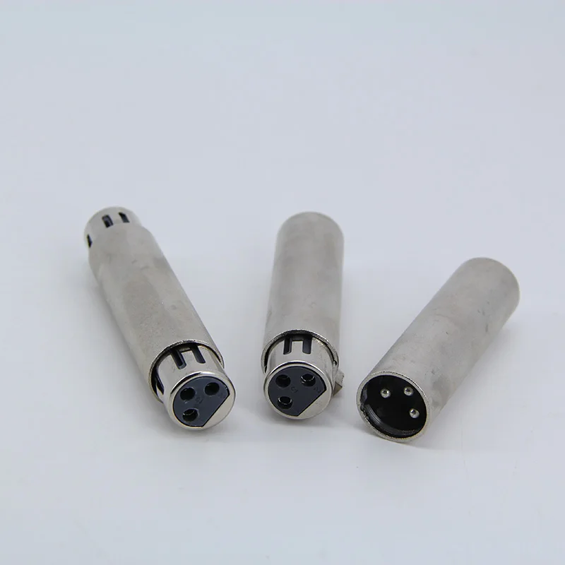 Adaptador de micrófono y altavoz de Audio XLR de 3 pines, conectores hembra a hembra, hembra a macho, macho a macho - imagen 4