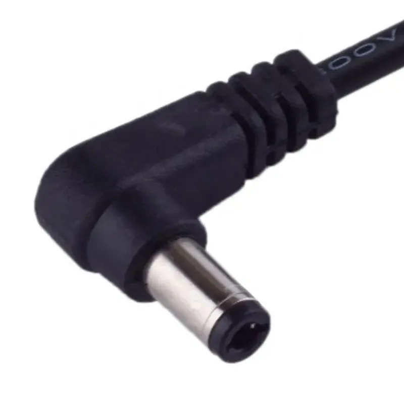 Conectores de alimentación CC de ángulo recto, 5,5mm, 2,1mm, 2,5mm, 15/30/50/100/150/200cm, Cable de alimentación CC pelado para tira de luces LED, cámara CCTV - imagen 5