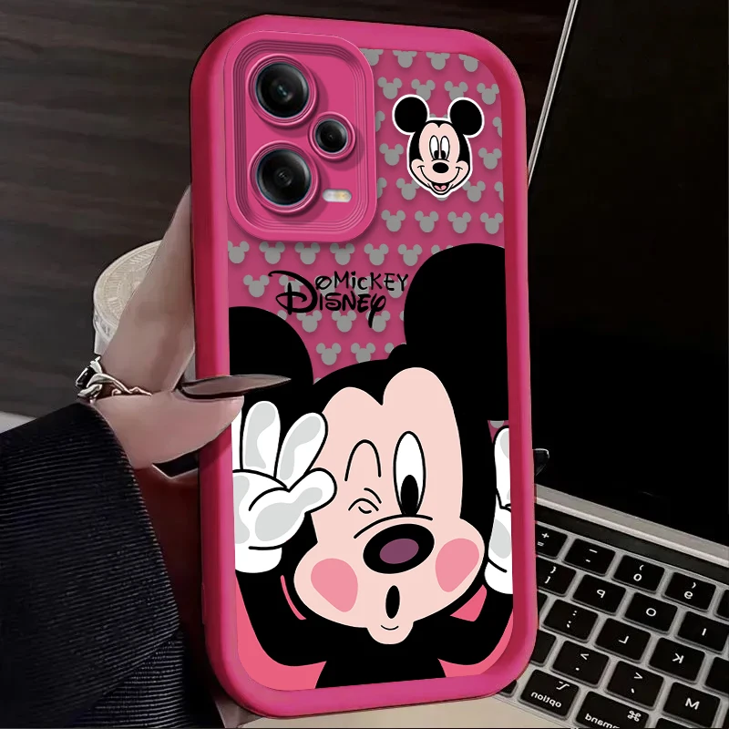 Funda de teléfono Disney Mickey Minnie para Xiaomi Redmi Note 13 12 11 Pro Plus 4G 5G 12S 11S 10S 10 9 9S Redmi 14C 13C 12C A3 12 - imagen 4
