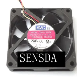 AVC DS07015R12M Ventilador CPU Silencioso AltaPresión 70x70x15mm 12V