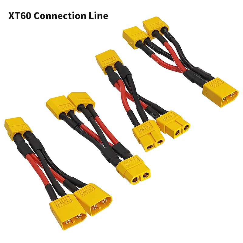 Cable conector de batería de litio tipo Y 1 a 2 XT90 XT60 XT30, línea paralela XT90 macho a hembra, Cable de enchufe de carga de energía para Dron - imagen 4