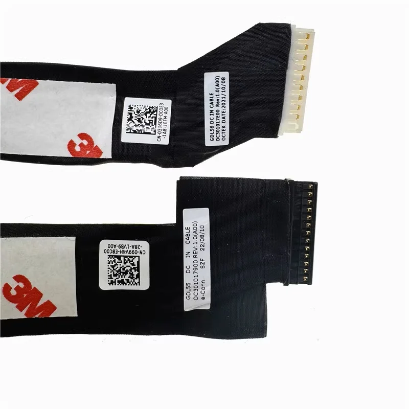 Nuevo Cable conector de alimentación ORIGINAL para ordenador portátil puerto hembra para Dell G15 5510 5511 5515 5520 5521 5525 G16 7620 7625 099V4H 0396D9 - imagen 3