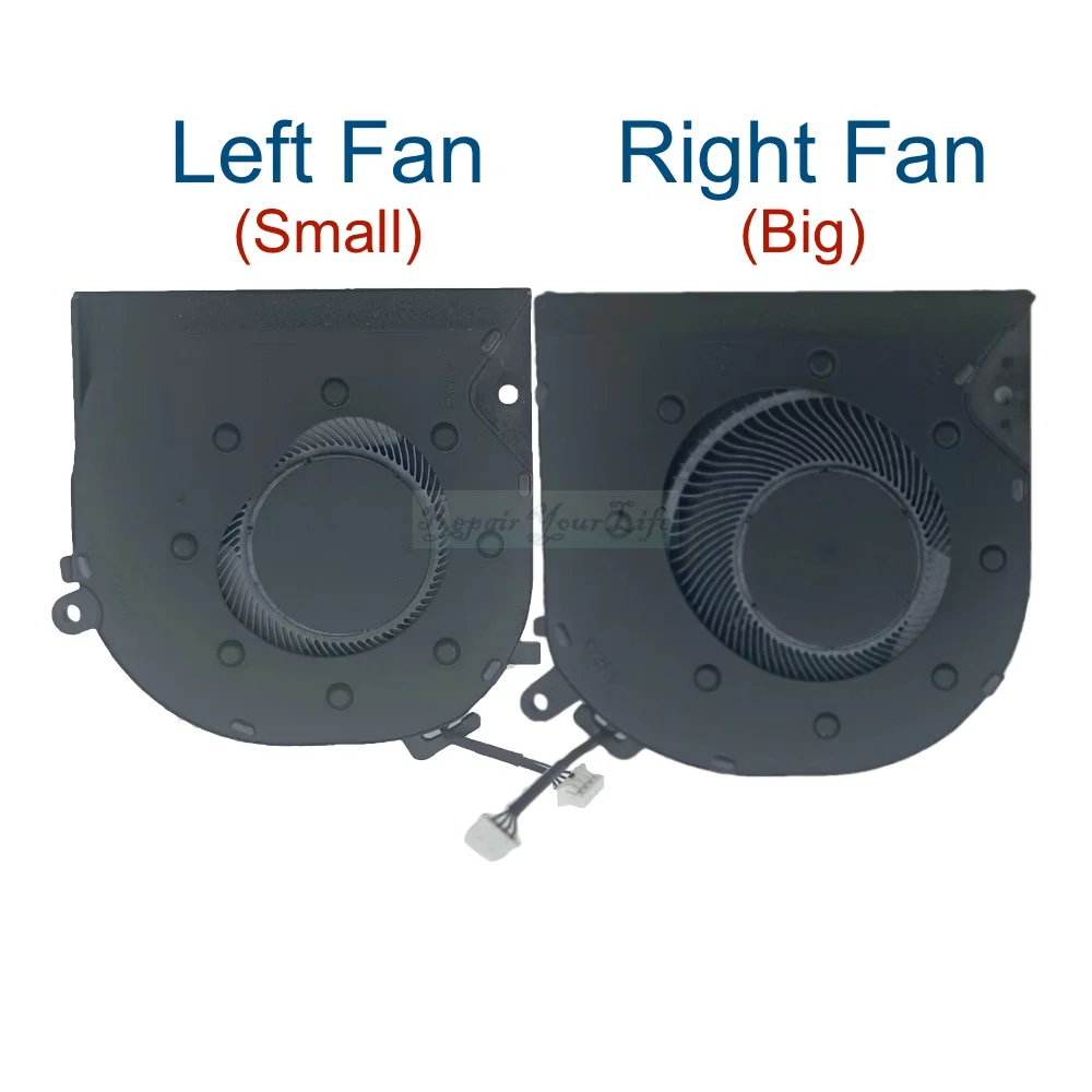 Ventilador de refrigeración para ordenador portátil HP X360 15-FH 15z-FH 15-fh0000 FH0097NR FH0023DX CPU GPU Notebook PC Cooler radiador N49282 N47948 - imagen 5